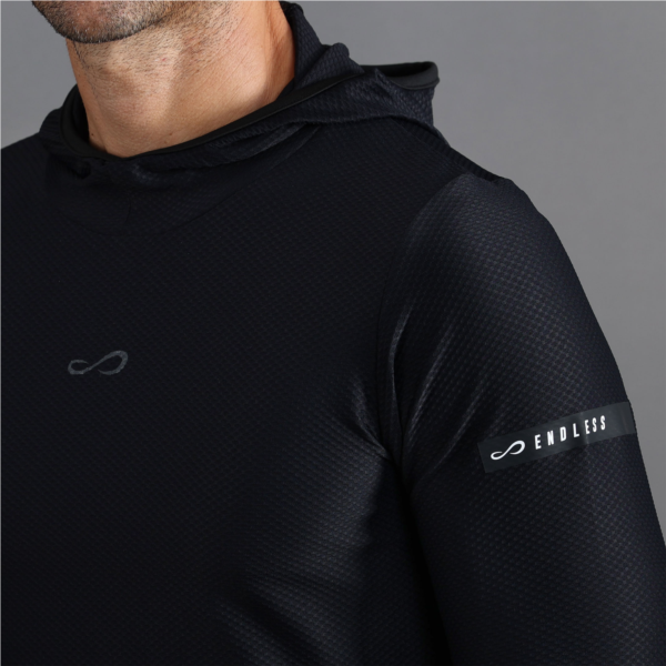 SWEAT-SHIRT HERO - NOIR BLANC