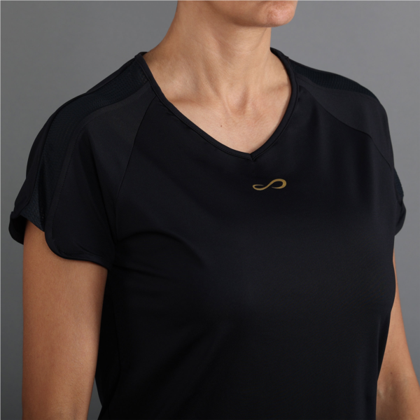 T-SHIRT MESH - BLACK