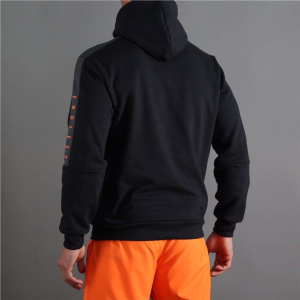 SWEAT-SHIRT RUSH II - NOIR ORANGE