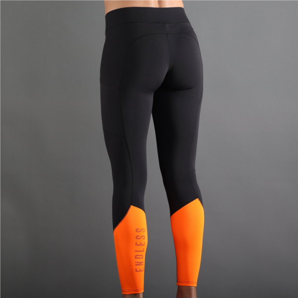 LEGGINGS LIFT - NOIR ORANGE