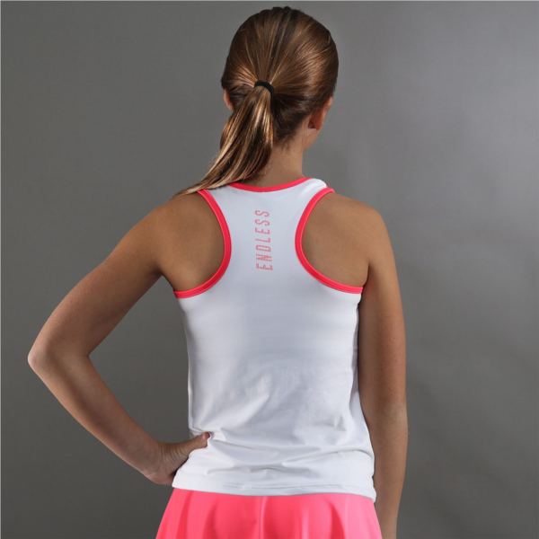 T-SHIRT SLAM KIDS - WHITE PINK