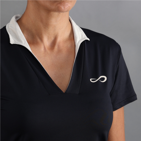 POLO SHIRT ONYX SLEEVES - BLACK