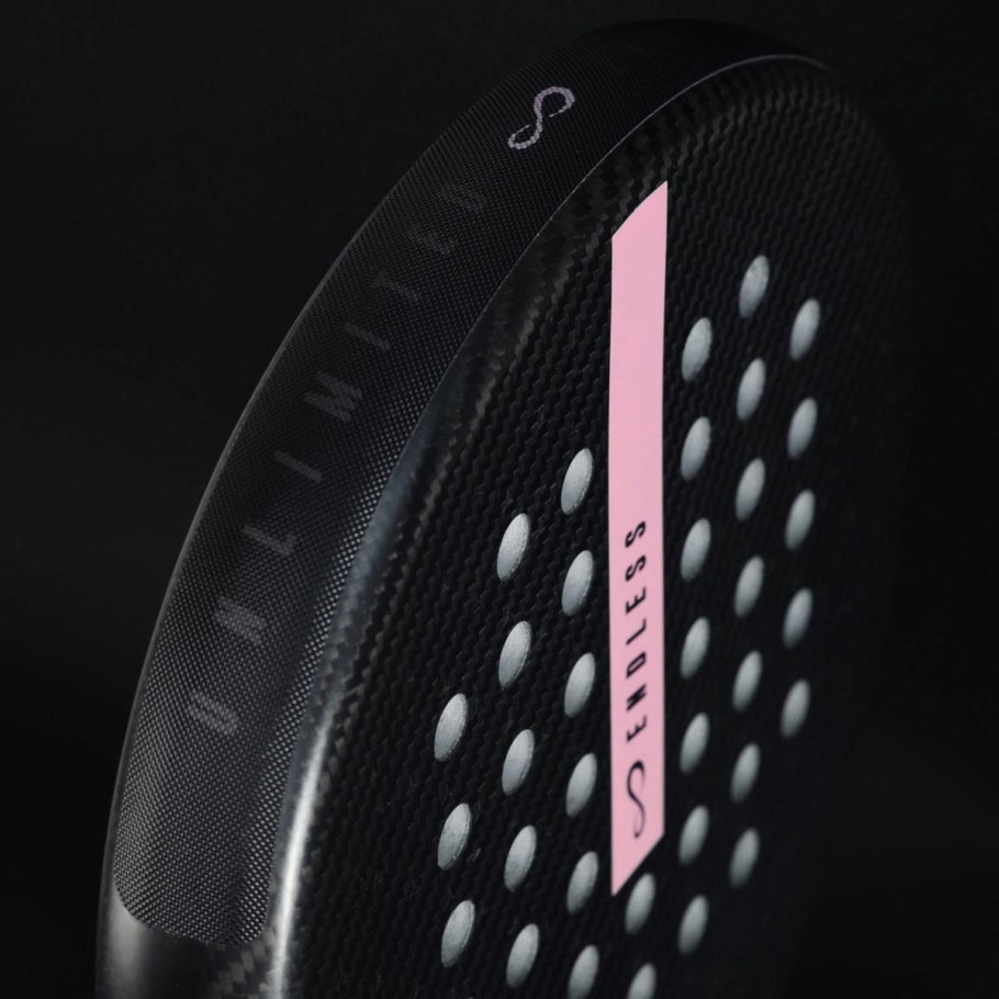 RAQUETTE MAGNET NOIR ROSE