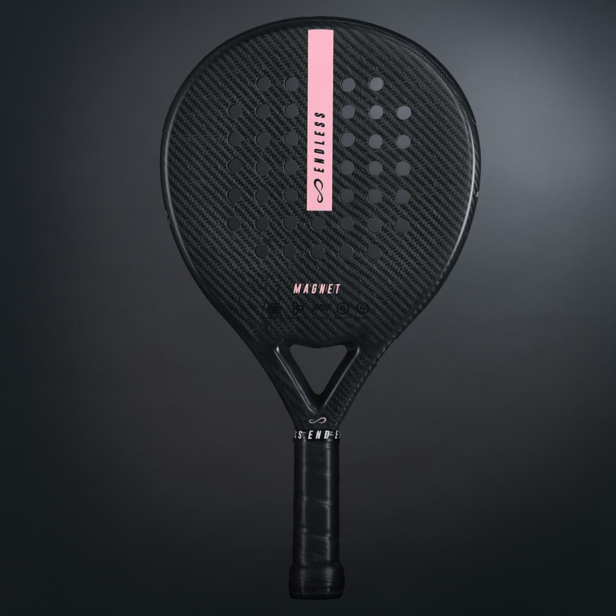 RAQUETTE MAGNET NOIR ROSE
