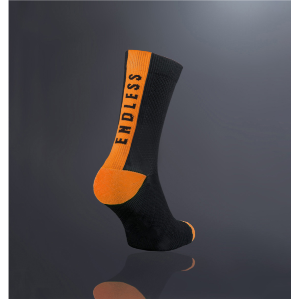 SOX MOYEN W - NOIR ORANGE