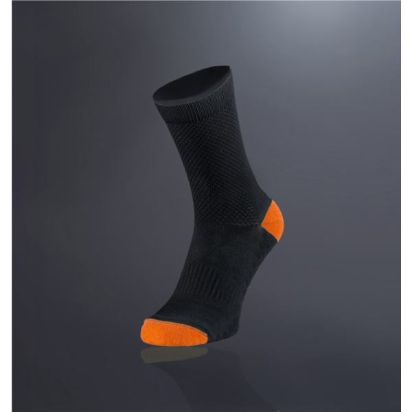 SOX MOYEN W - NOIR ORANGE