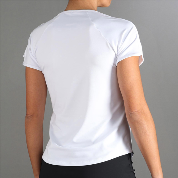 T-SHIRT MESH - BLANC