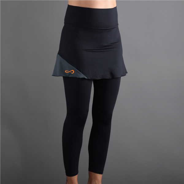 JUPE LEGGING FUSE II - NOIR TITANE