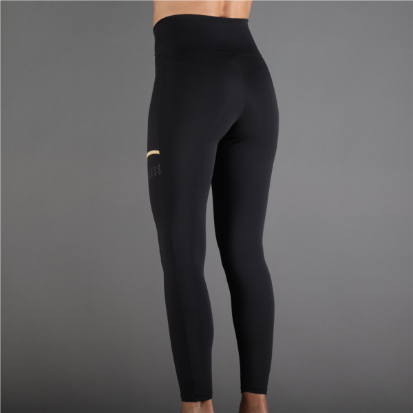 LEGGINGS CROSS POCKET - NOIR OR