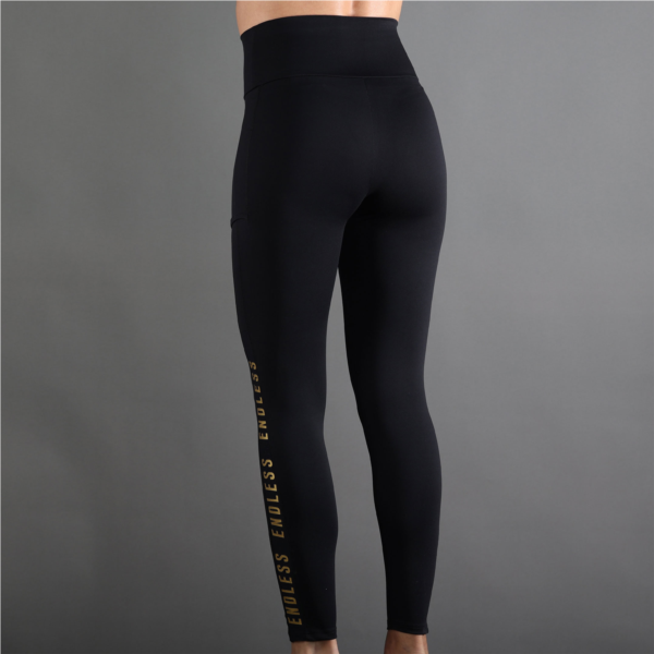 LEGGINGS SYNCRO - NOIR OR