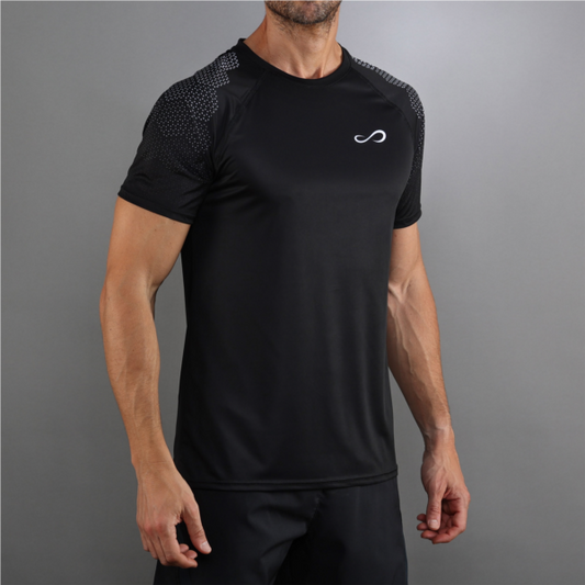 T-SHIRT FEISTY HEXAGON - BLACK