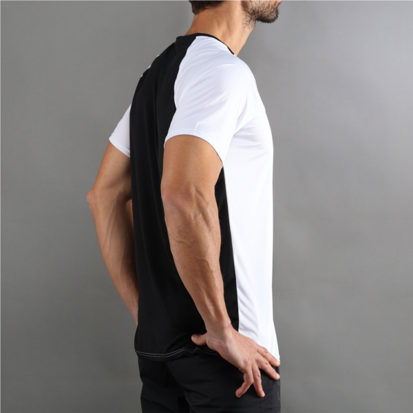 T-SHIRT TRACER - WHITE BLACK