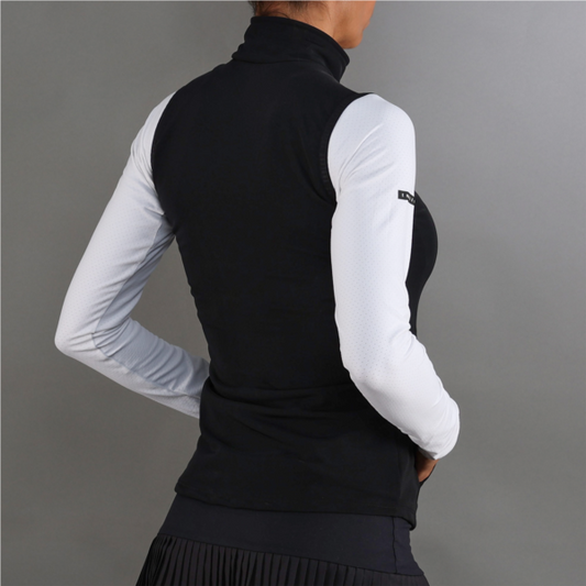 GILET ZIPPER - BLACK