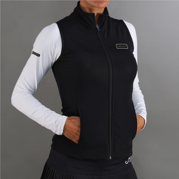 GILET ZIPPER - BLACK