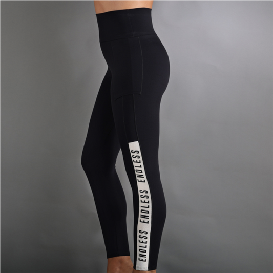 LEGGINGS SYNCRO - BLACK GOLDEN