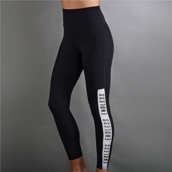 LEGGINGS SYNCRO - BLACK CHINE