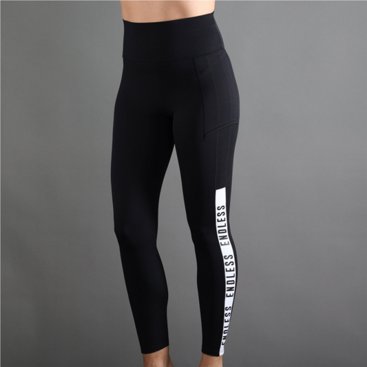 LEGGINGS SYNCRO - NOIR BLANC