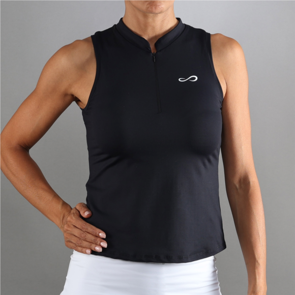 POLO SHIRT GLAM - BLACK