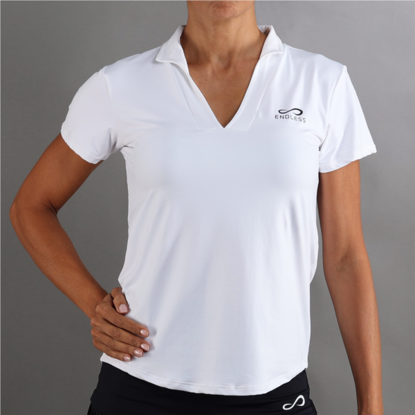 POLO SHIRT ONYX SLEEVES - WHITE