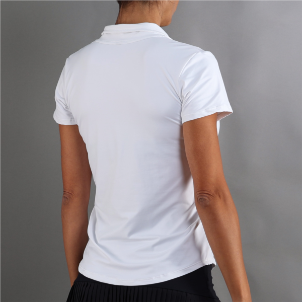 POLO SHIRT ONYX SLEEVES - WHITE