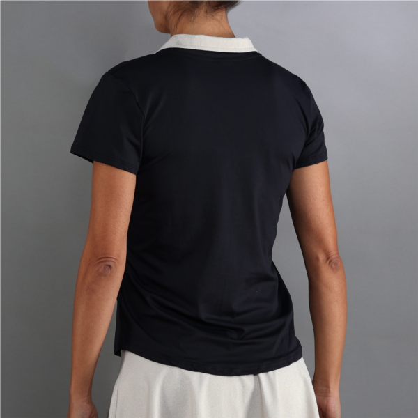 POLO SHIRT ONYX SLEEVES - BLACK