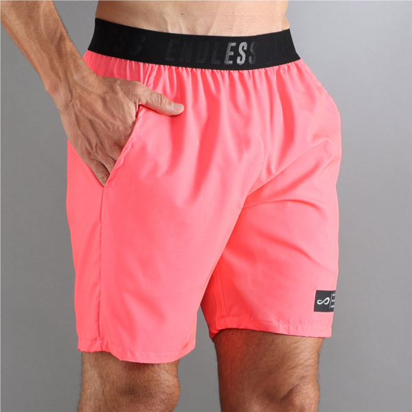 SHORT ACE ICONIC - BRIGHT CORAL