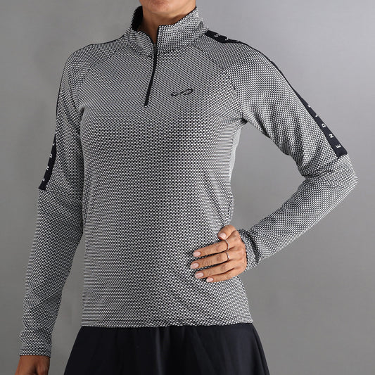 SWEAT-SHIRT KIRSCH ICONIC II - BLACK WHITE