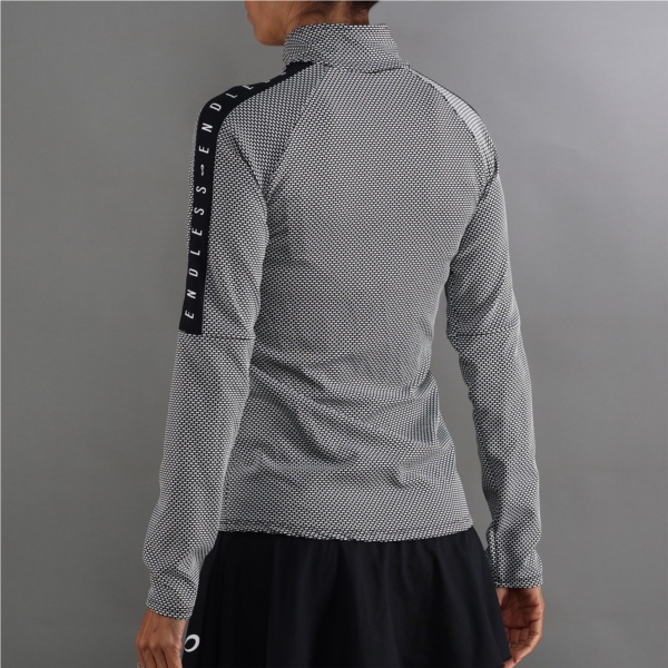 SWEAT-SHIRT KIRSCH ICONIC II - BLACK WHITE