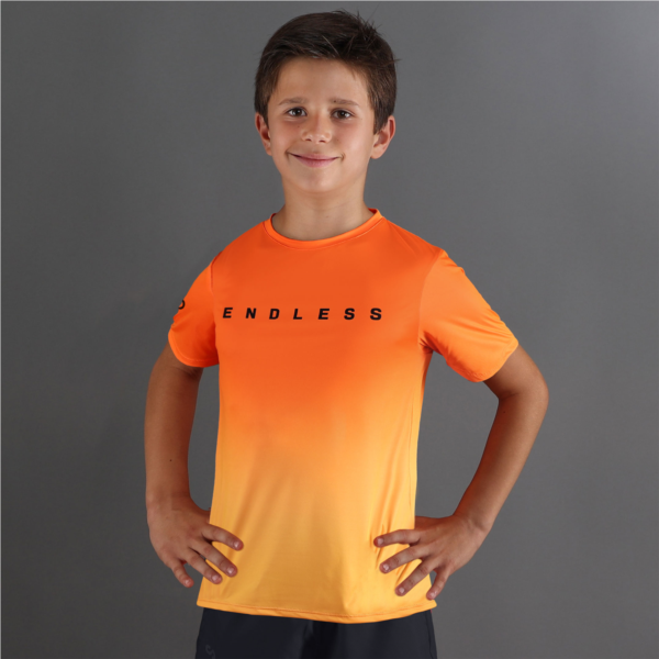 T-SHIRT ACE DEGRADE ENFANT - ORANGE