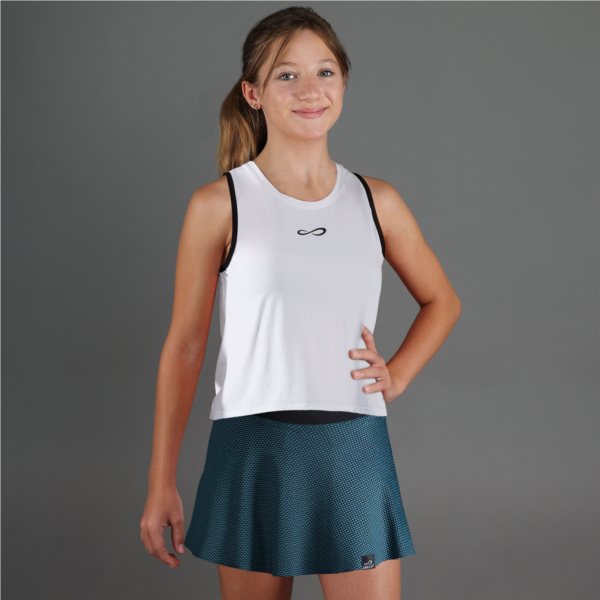 T-SHIRT COURT ENFANT - BLANC